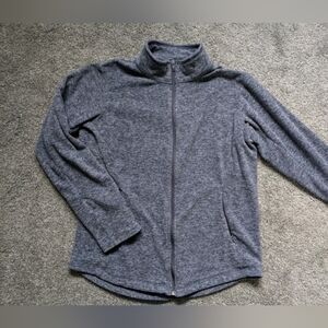 Duluth Trading Full Zip Fleece Jacket Frost Lake Gray Size Medium